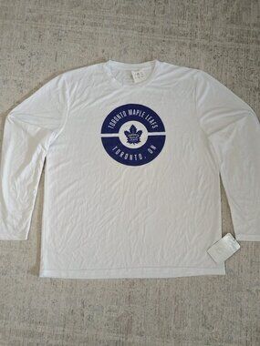 Toronto Maple Leafs Levelwear Shirt - White - Size Large - NWT